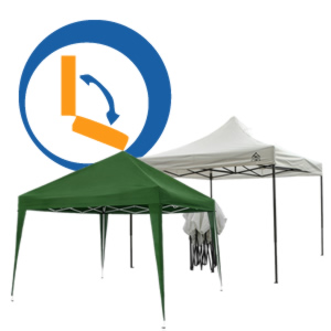 Gazebo Automatico ad Apertura Rapida